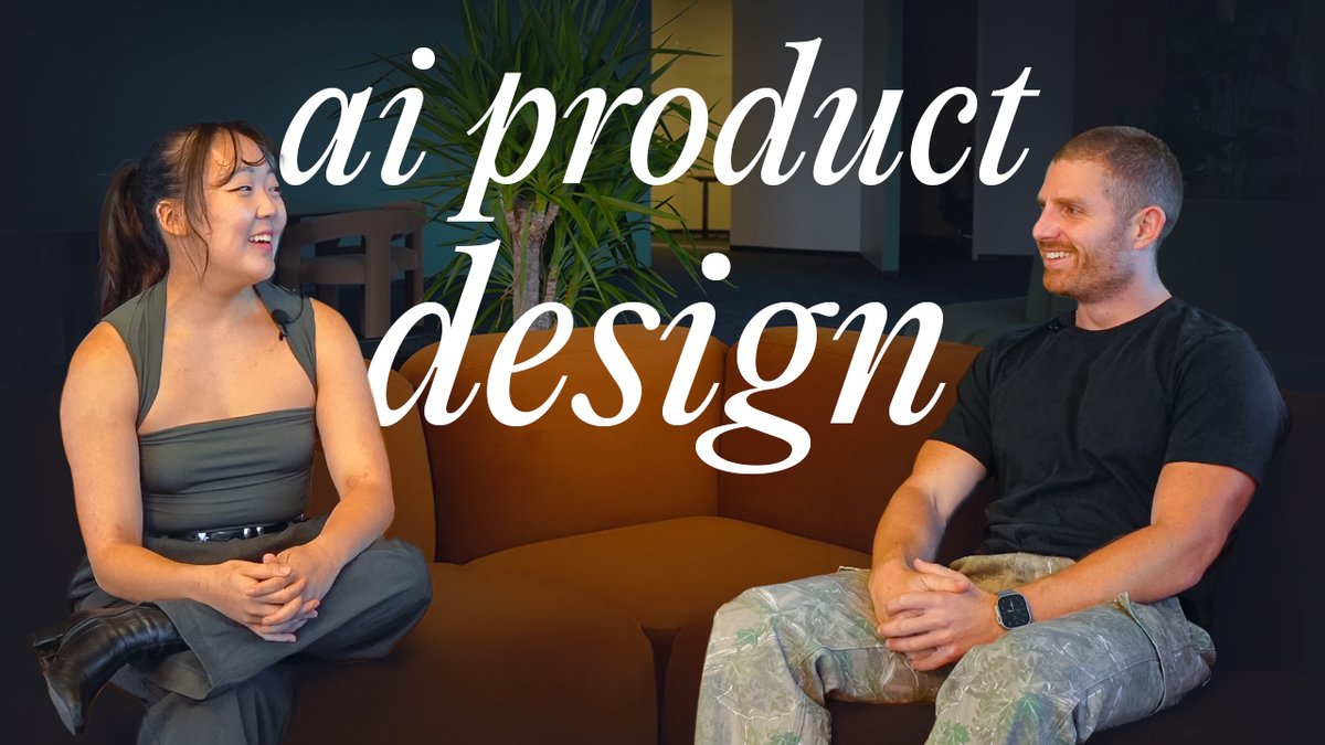 Excited to share another conversation with one of my favorite humans (and coworkers vic We chat ai product design, user research, &amp; life at replit - you won't want to miss this one!