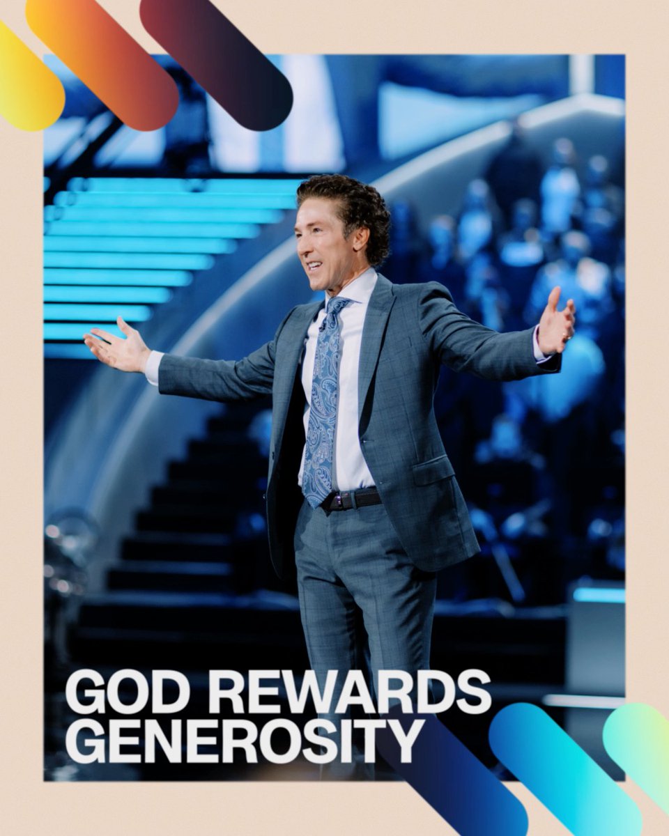 How many of us have been born with a blessing because we had parents who were generous, relatives who were givers? Let's be good stewards of what God has given us. Let's pass on the favor, the blessing by living generously.” Click here to watch: "Born with a Blessing"