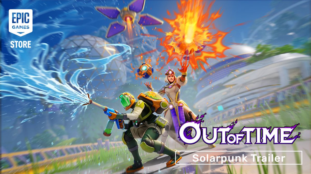 Welcome to the Solarpunk Era. Check out Out of Time's Solarpunk trailer and step into the latest update with new gear, new zones, and new events await you and your squad! Out of Time ➡️ OUT NOW ON STEAM!