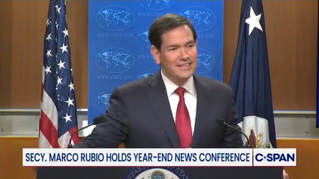 .Secretary Marco Rubio on relationships with Senators: "There's also not a lot of benefit to a Democratic Senator saying what a great guy Marco Rubio is in this current political environment or anyone in the Trump administration for that matter."