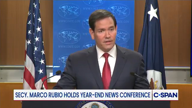 .Secretary Marco Rubio: "We haven't had a strike in the Caribbean basin in almost five weeks. Do you know why? It's not because we stopped looking. It's because no one wants to get on a boat anymore and do that."
