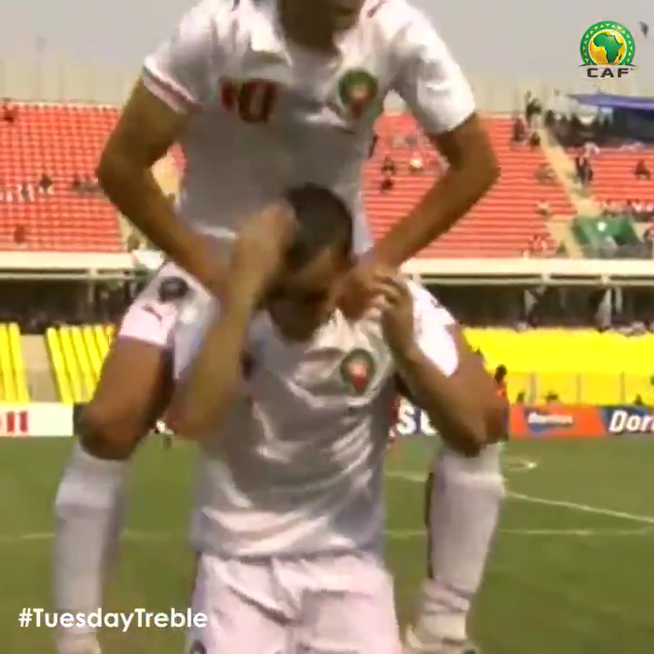 🚨🚨🚨🚨 تــــاريـخــي وللـتاريـــخ 🚨🚨🚨🚨 سفيان علودي لاعب منتخب المغرب 🇲🇦 هو صاحب أسرع هاتريك في كأس أمم أفريقيا تاريخيًا! 🤯♥️ المباراة كانت أمام ناميبيا في 2008م : (01') سجل الهدف الأول (05') سجل الهدف الثاني (28') سجل الهدف الثالث