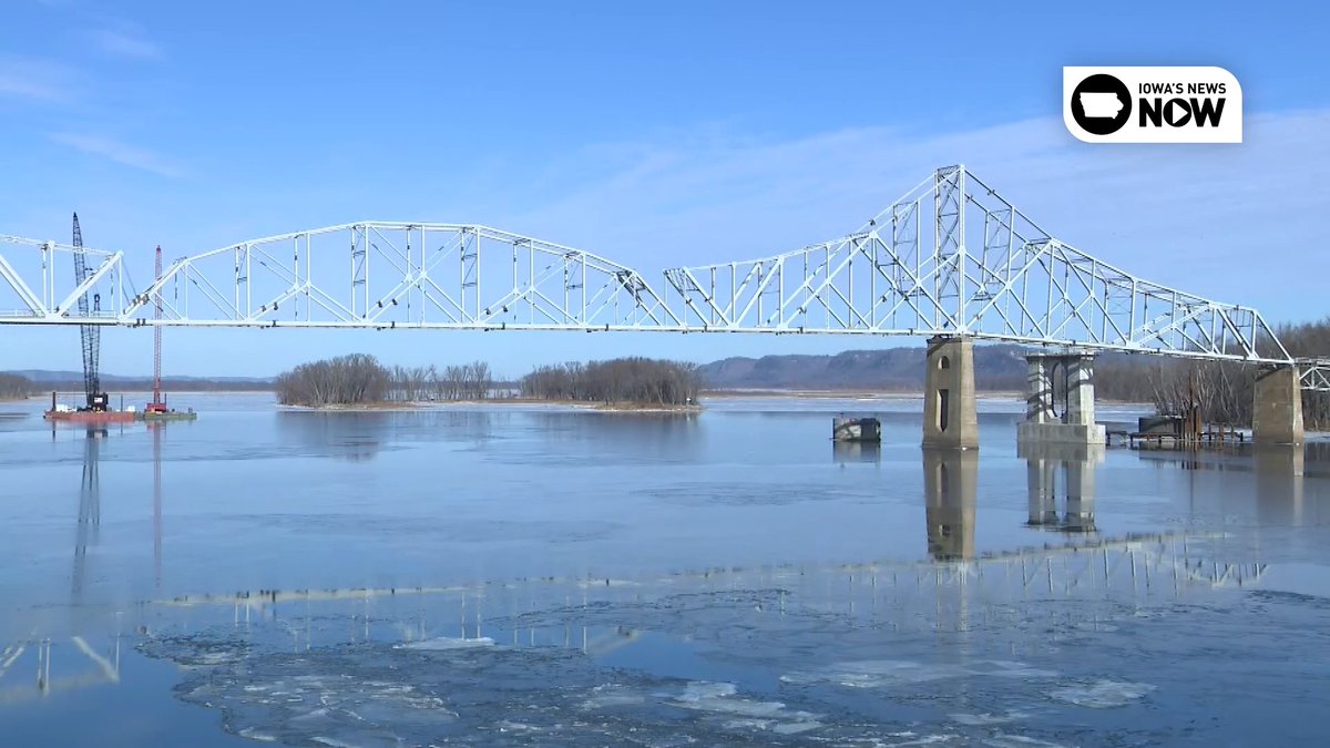 A planned implosion has brought down the nearly century-old Black Hawk Bridge in Lansing, Iowa.
