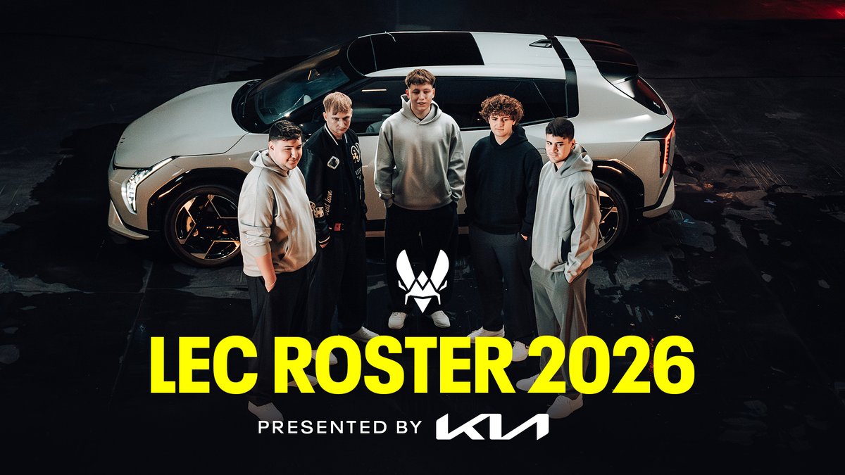 Our journey starts here. TEAM VITALITY LEC 2026 ROSTER 🐝