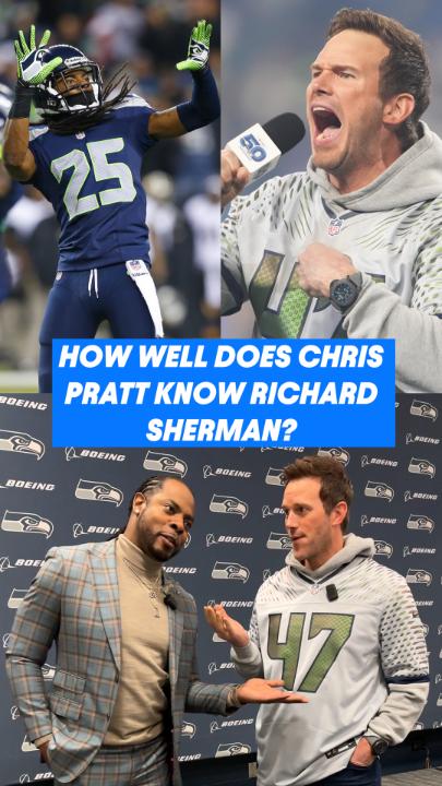 Can Chris Pratt nail Richard Sherman trivia? 👀 #TNFonPrime