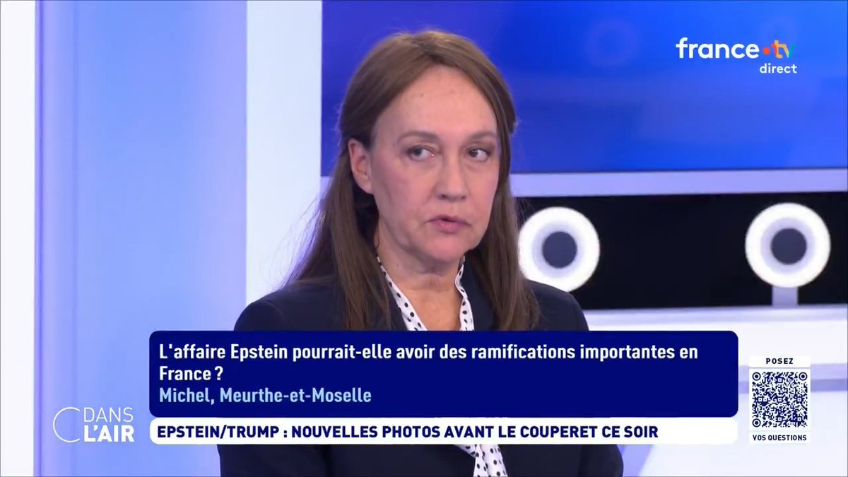 "Il y aura des noms français qui sortiront dans les documents. Certains tremblent en ce moment et se protègent". LAURENCE HAIM , dans #cdanslair