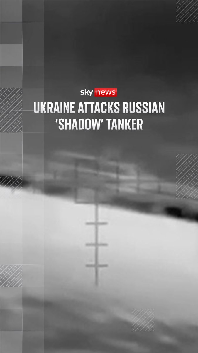 Ukraine says it has attacked a Russian “shadow fleet” tanker with aerial drones in the Mediterranean Sea. It's the first such strike in the area by Ukraine since Moscow’s full-scale invasion nearly four years ago. 🔗