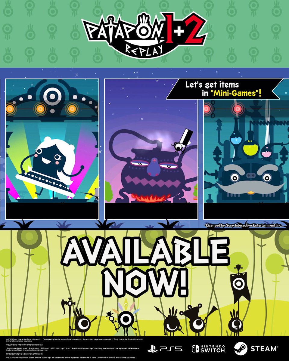 BRB going to play a mini-game or 2 before we advance as a unit on our journey, and you should too! #PATAPON