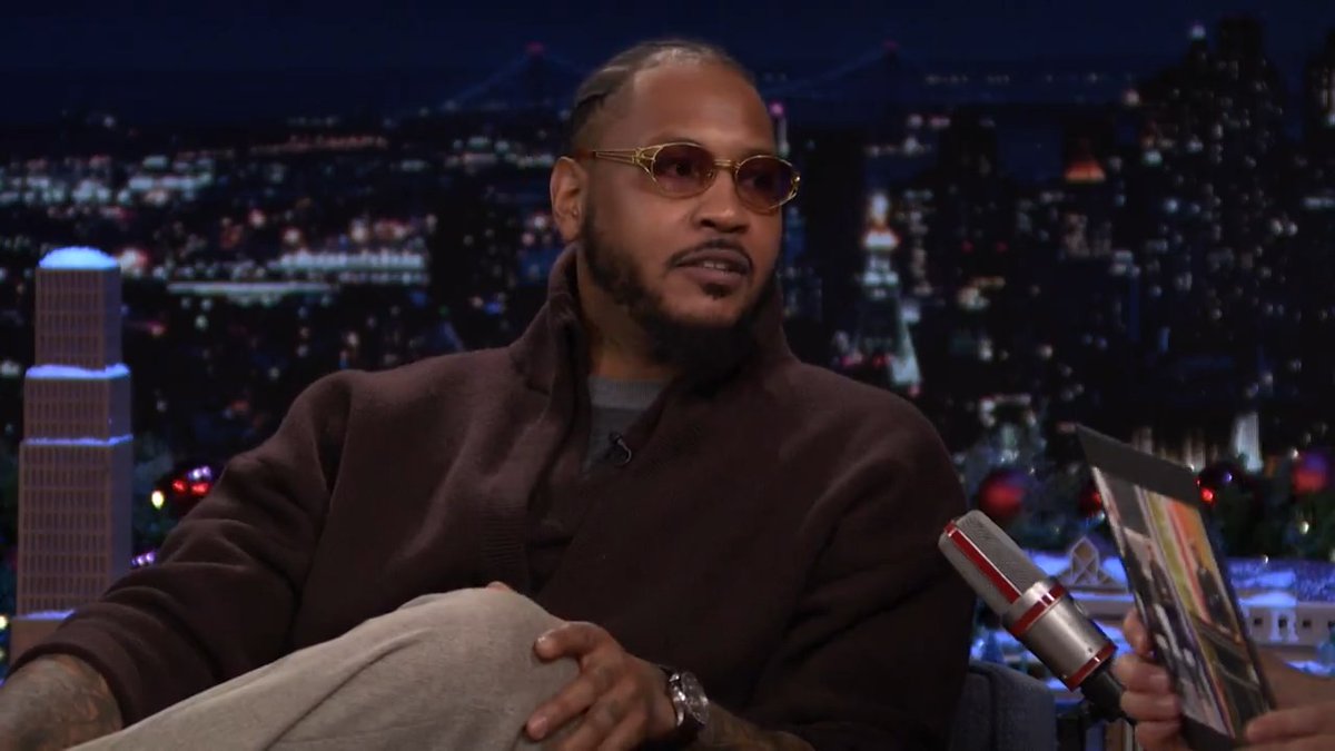 .Carmelo Anthony was officially inducted into the Basketball Hall of Fame! 🏀 #FallonTonight