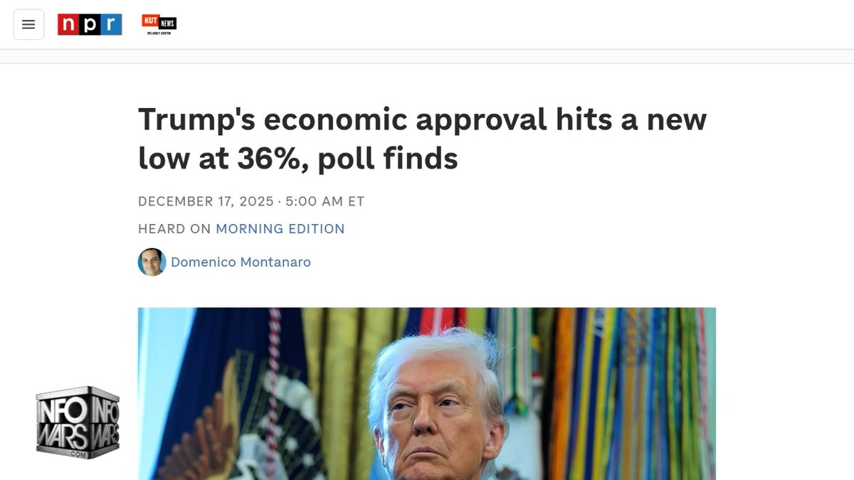 KEY ANALYSIS: Trump's Approval Rating Is Dropping, But It's Not As Low As The Democrats' Poll Numbers! "In Time, The Democratic Party Won't Even Be A Party Anymore, In Just A Few Years On Its Current Trajectory!" We Must Help Trump Boost Support To Save His Agenda During The 2026 Midterms!