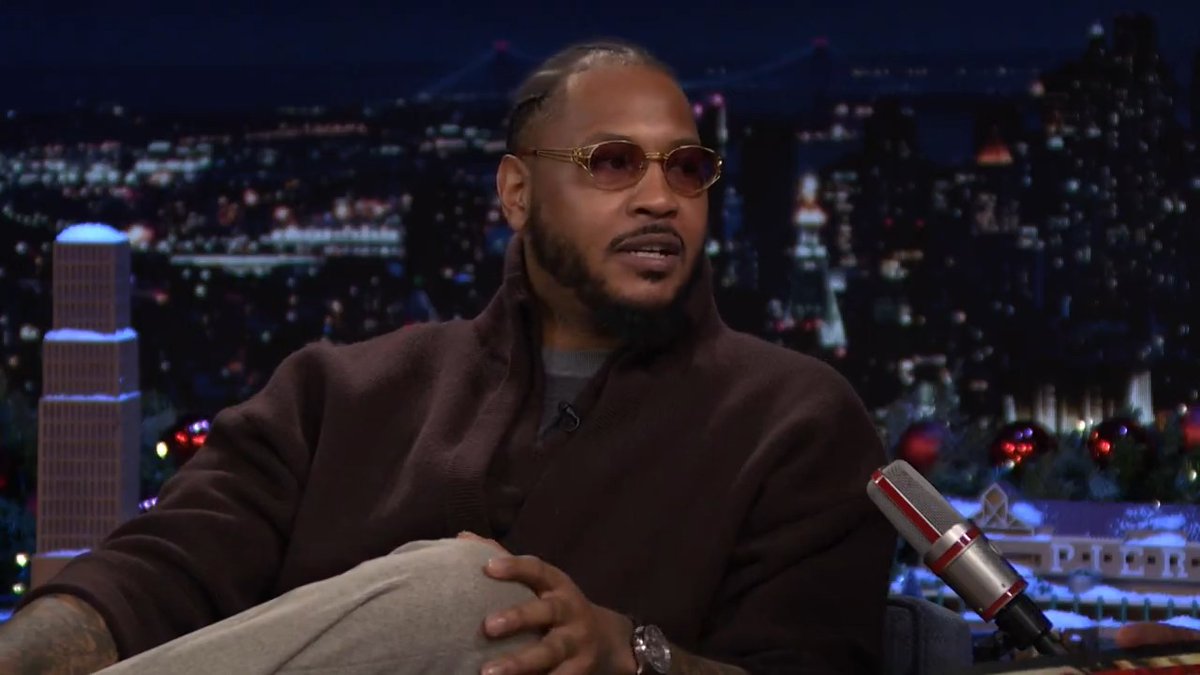 .Carmelo Anthony talks House of Melo in Baltimore! #FallonTonight