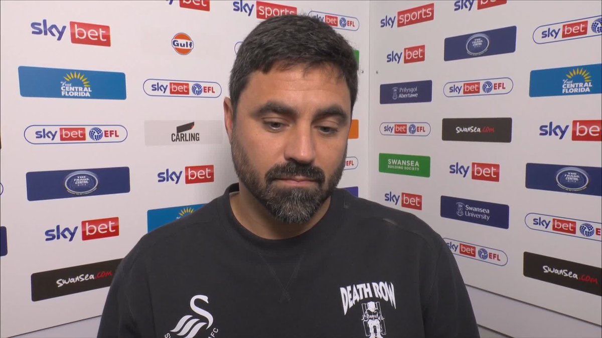 "Each game, we are more close to what we want" 📈 Swansea head coach Vitor Matos thinks his team are adapting well to his style of play ⚽️