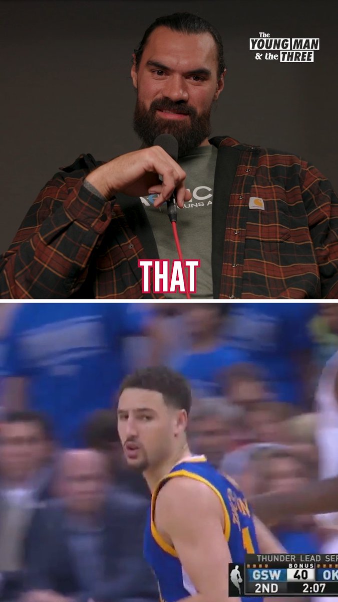 "Game 6 Klay [Thompson], that was disgusting… What he did was ridiculous.” Steven Adams reminisces on Warriors-Thunder 2016 WCF 👀 (via TheOldManAndTheThree)