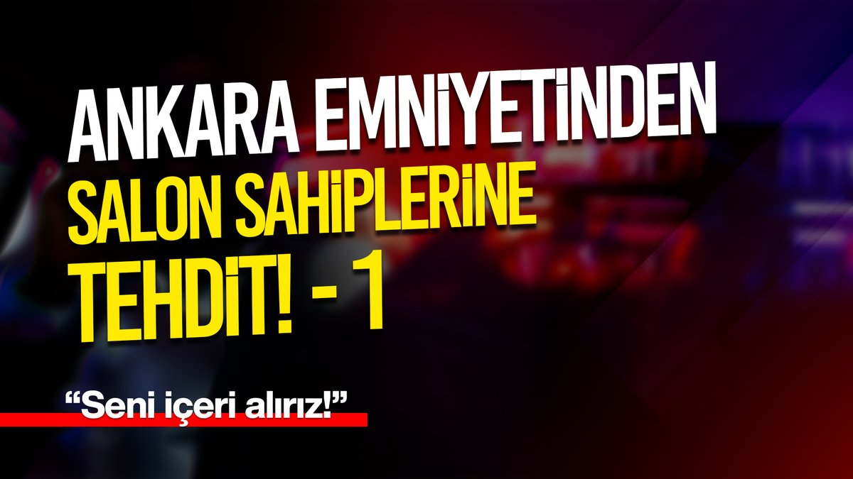 Ankara Emniyetinden Salon Sahiplerine Tehdit - 1 | 28 Ekim 2023 “Seni içeri alırız!” AlparslanHoca Açıklıyor #AnkaraEmniyeti