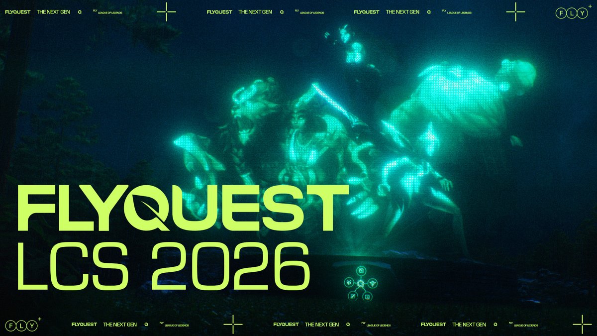 [OFFICIAL] FlyQuest 🇺🇸 have announced their roster for the #LCS 2026 season! 🇹🇷 Gakgos 🇺🇸 Gryffinn 🆕 🇰🇷 Quad 🇨🇦 Massu 🇨🇳 Cryogen 🆕