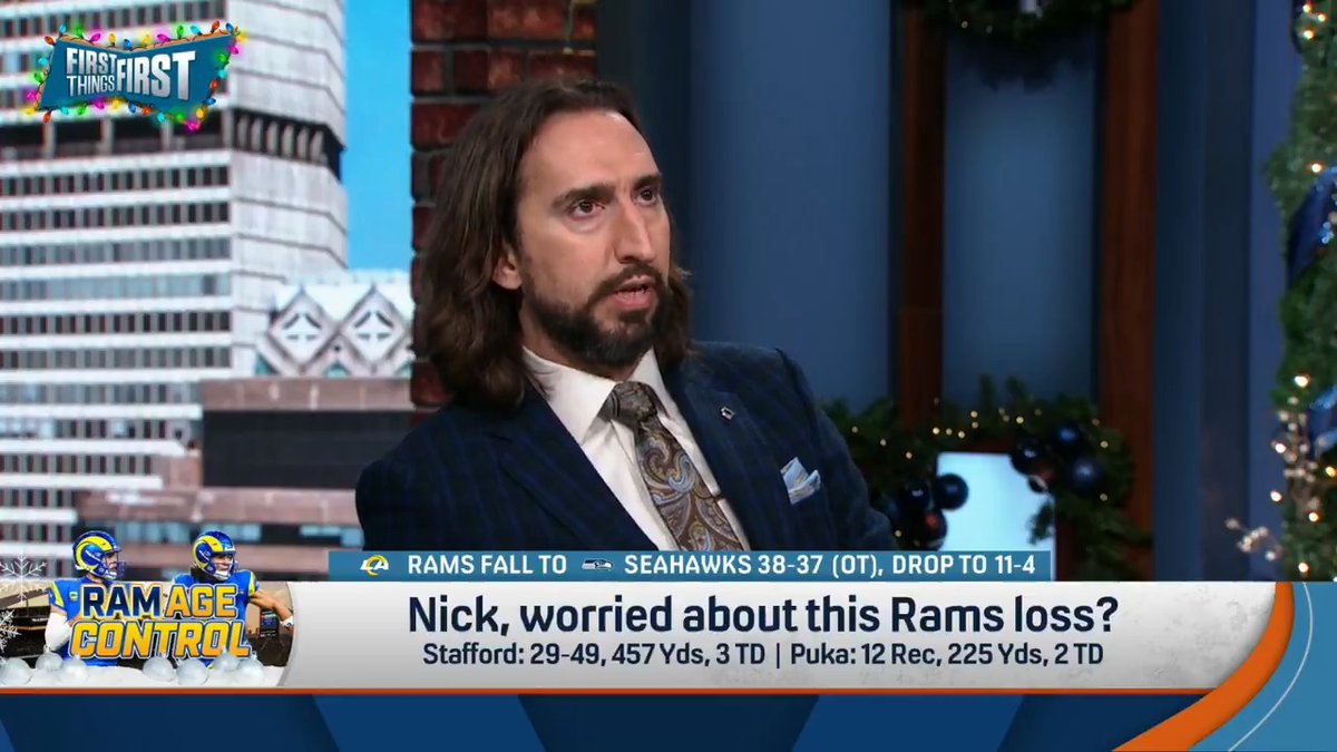 “I think it is a devastating loss.” nick wright explains why losing to the Seahawks was so bad for the Rams: