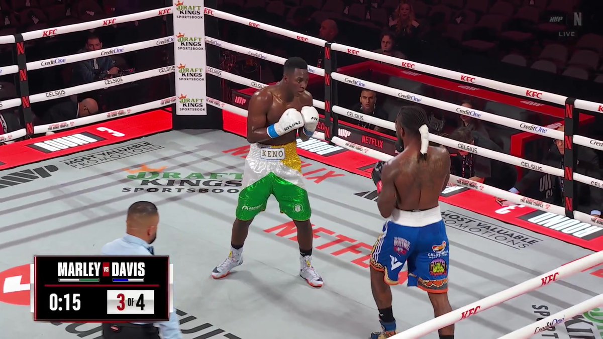 KENO MARLEY HAS DIARRA DAVIS JR. ON THE ROPES 😨 JAKE PAUL vs. ANTHONY JOSHUA LIVE only on Netflix TONIGHT, December 19 8 PM ET | 5 PM PT #JakeJoshua