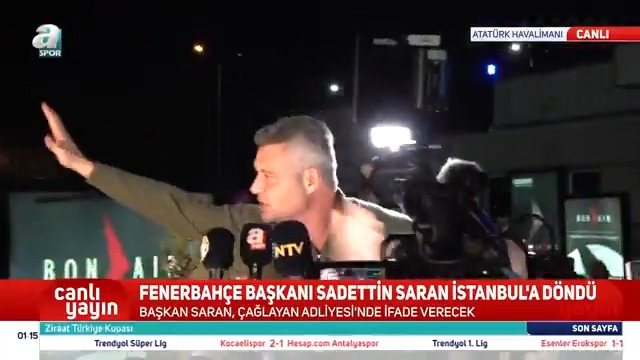 "Dik dur eğilme, Fenerbahçe seninle!" Başkanımız Sadettin Saran: "Teşekkür ederim, iyi ki varsınız!"