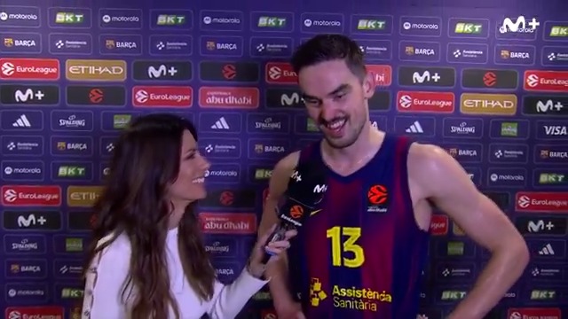 "Kevin Punter ha estado en modo Dios". Satoransky, con Milena Martín. #EuroLeague