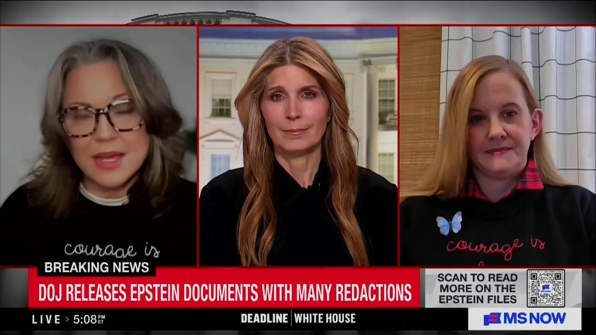 Epstein Survivor Liz Stein: We have been called a hoax, and we are definitely not a hoax. But I think that the American people have seen through that, and they resoundingly responded in putting pressure on their legislators for the passage of the Epstein Files Transparency Act. So I think that the best way that the American public can support us is by continuing to put the pressure on and demanding accountability from our government to release all of this information.