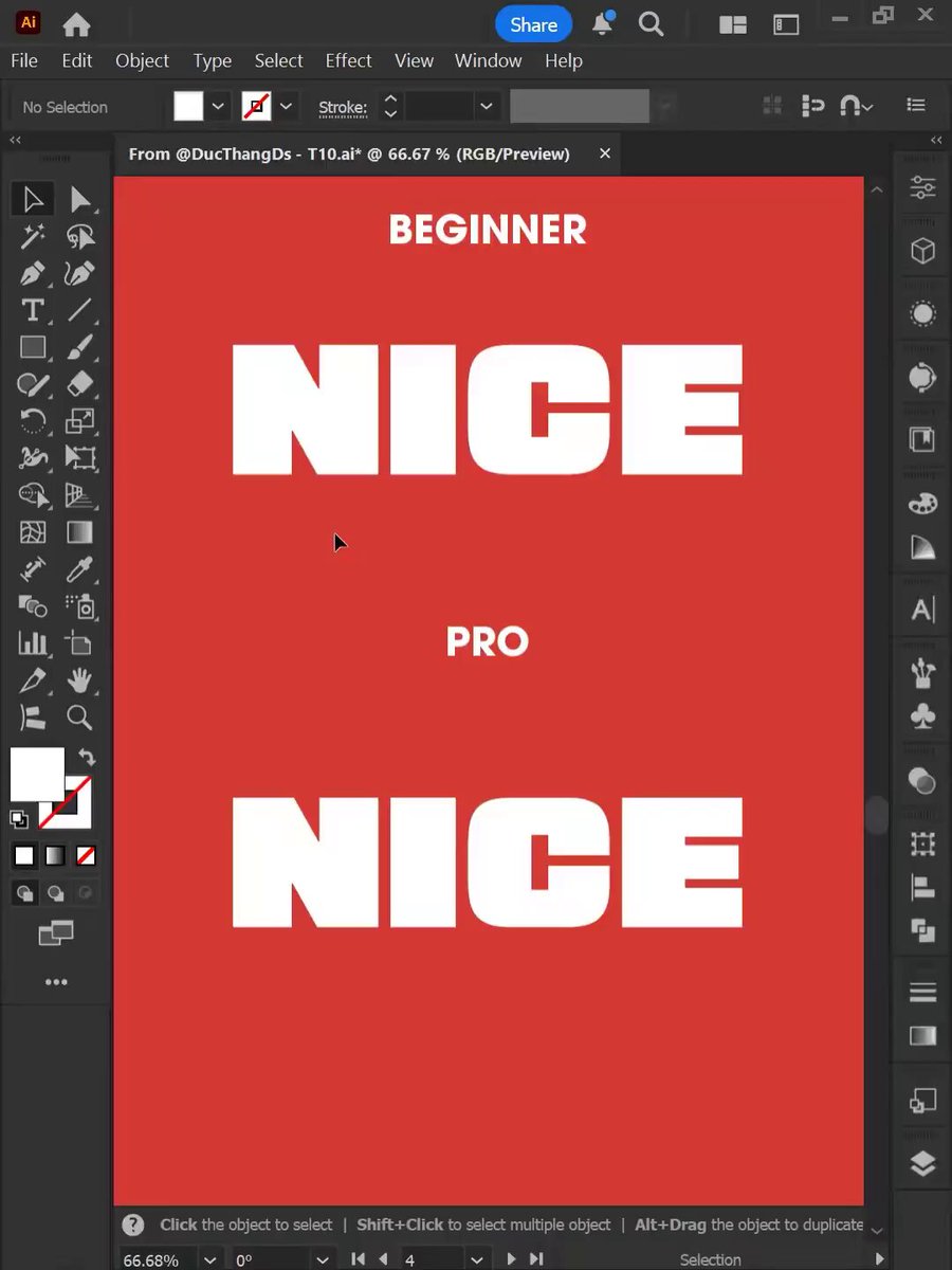 how to create cinematic title text in illustrator (meanxport)