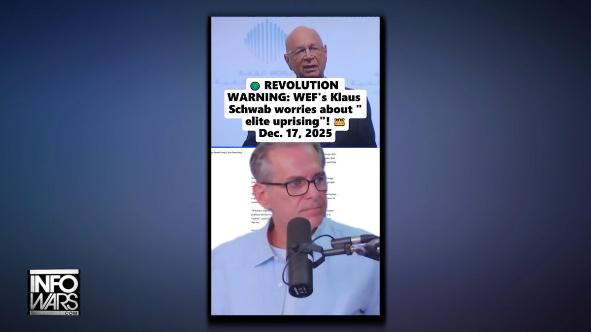 MUST-WATCH: Klaus Schwab Panics & Warns Top Globalists- HUMANITY IS COMING FOR US!