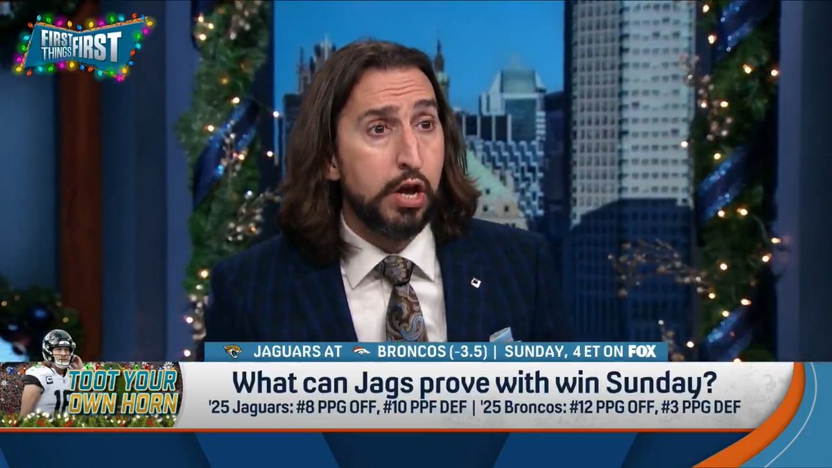 What can the Jags prove with a win vs. Broncos on Sunday? nick wright answers: โThat theyโre legit Super Bowl contenders.โ