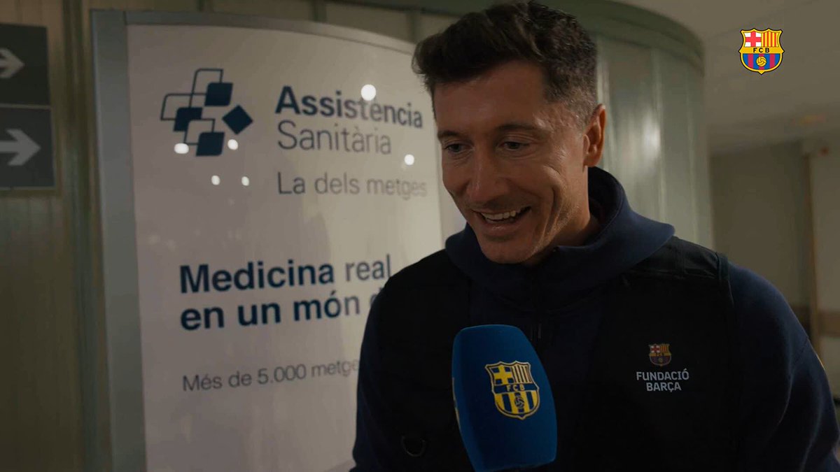 🔊 Robert Lewandowski and Marcus Rashford on the traditional Christmas visit to children’s hospitals