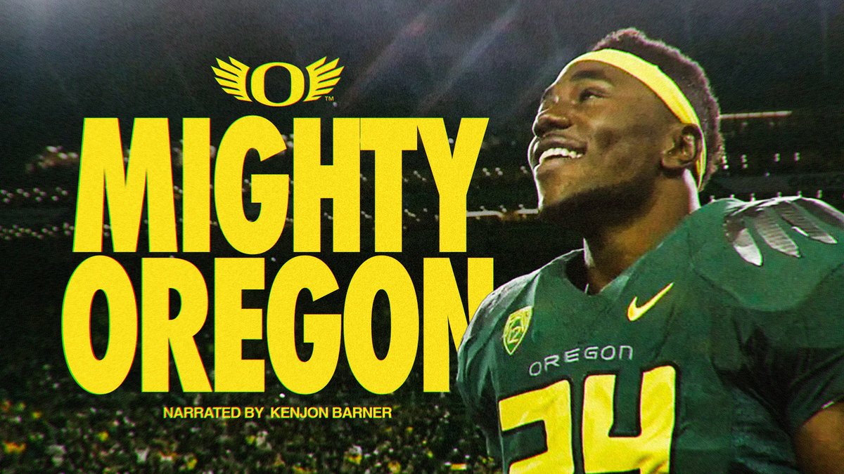 Have y’all ever been to Oregon? Narrated by: Kenjon Barner. #GoDucks