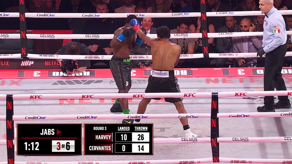JAHMAL HARVEY IS LIGHTING UP KEVIN CERVANTES 🔥 #JakeJoshua is LIVE now ONLY on Netflix!