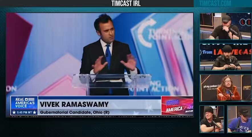 “The powers that be want immigrants in this country.” Tim Pool responds to Vivek Ramaswamy’s misrepresentation of what a “heritage American” is.