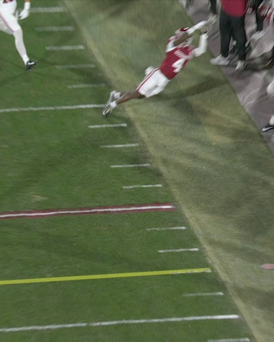 THAT TOE TAP 👀 Oklahoma Football
