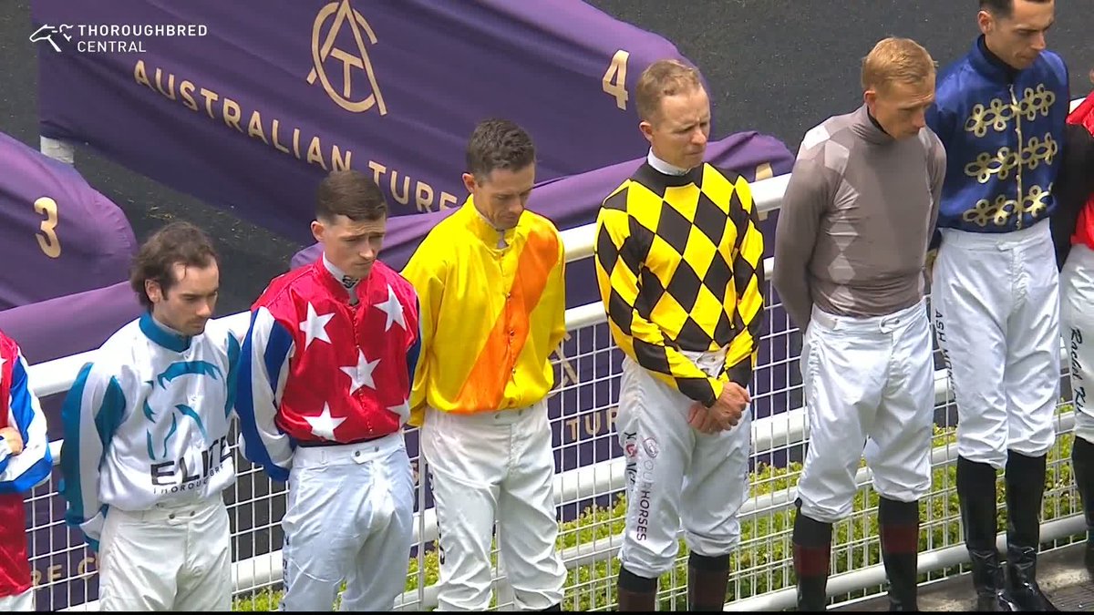A moment of silence at Randwick to honour those lost in the tragic events at Bondi last week ❤️