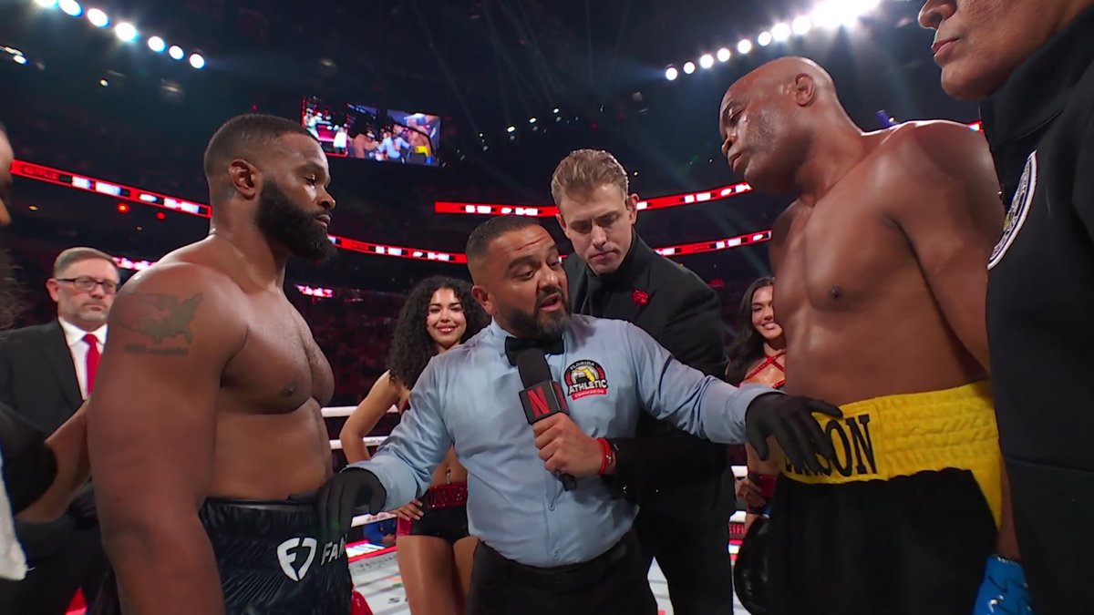 ANDERSON SILVA vs. TYRON WOODLEY 🔥 HERE WE GO. #JakeJoshua is LIVE now ONLY on Netflix!