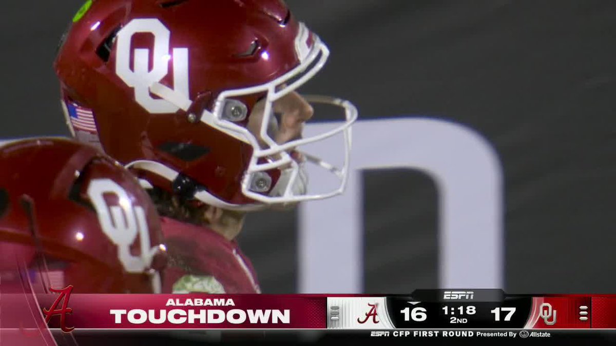 ALABAMA PICK-SIX ON JOHN MATEER 😮