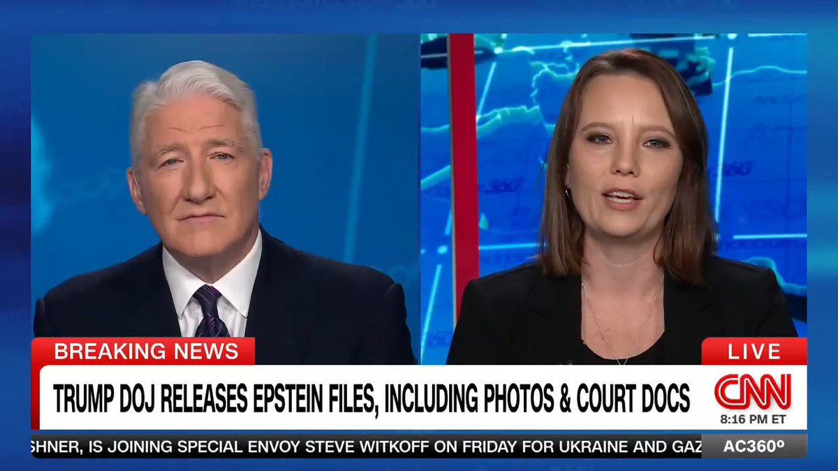 Epstein survivor Jena-Lisa Jones discusses the impact of the Epstein files release, specifically a document proving complaints against Epstein dated back to at least 1996. To that she says, "hundreds and hundreds and hundreds of girls" could have been spared.