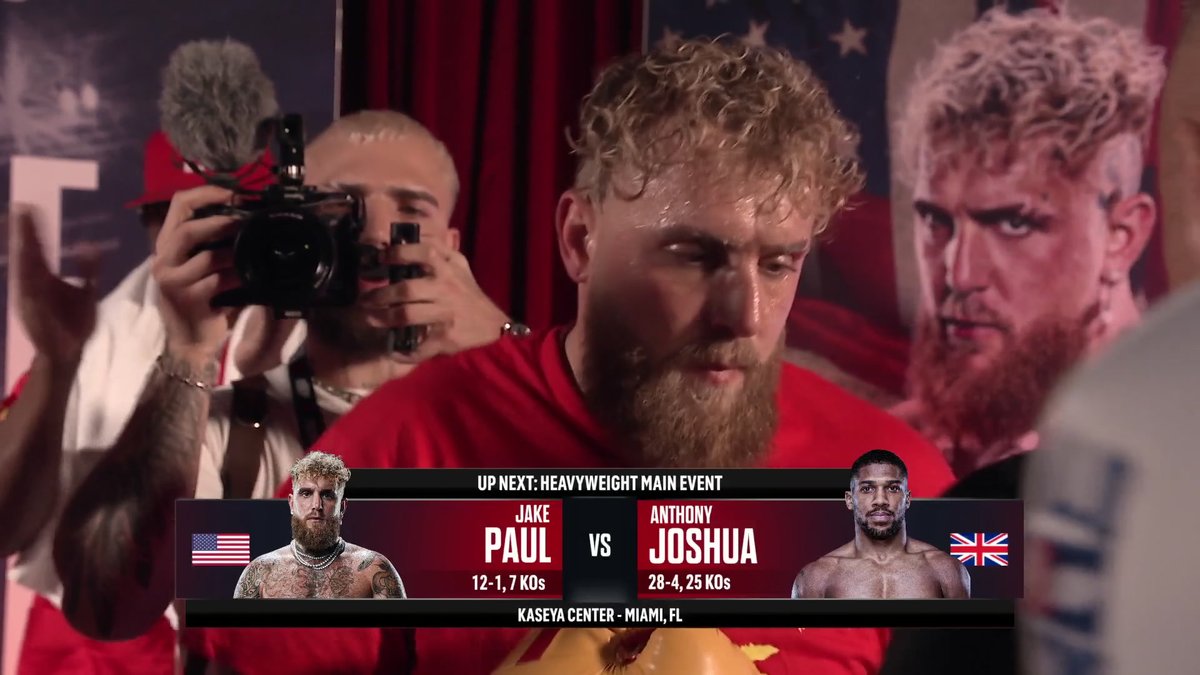 HERE. WE. GO. IT’S TIME FOR JAKE PAUL vs. ANTHONY JOSHUA. LIVE NOW ONLY ON NETFLIX! #JakeJoshua