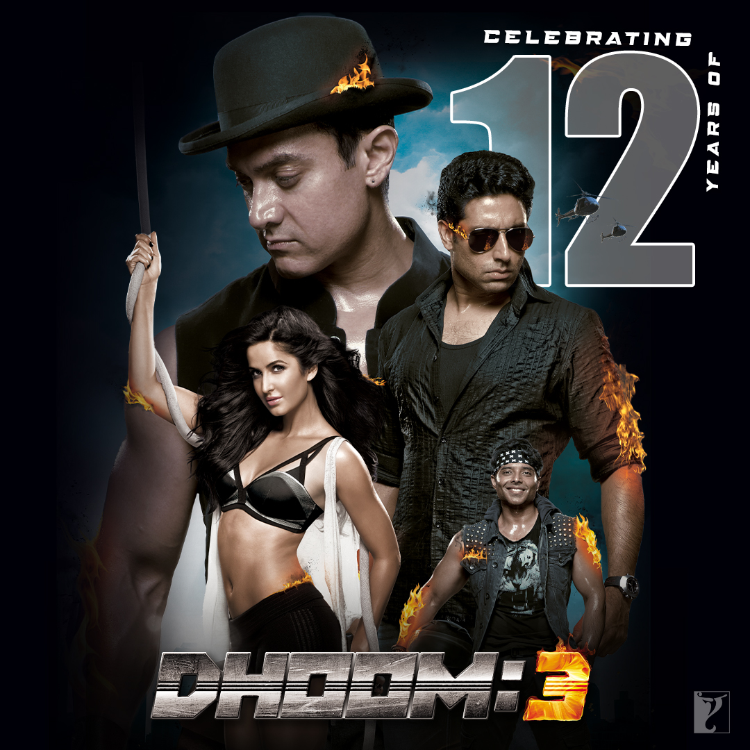 High stakes. Higher speed. Heists that redefined the game. Celebrating 12 years of #Dhoom3