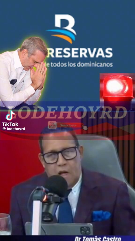 “Lo del Banco de Reservas es más grande que lo de SENASA”, afirma el jurista Thomas Castro. Que no diga Luis Abinader que no lo sabía. La corrupción está a borbotones y el pueblo lo está viendo. 🇩🇴