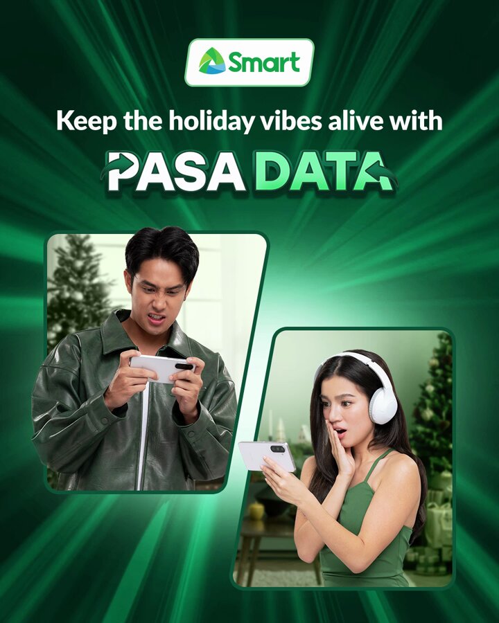 Share the joy, share the data. Because staying connected is the best holiday gift ✨ Here’s how to Pasa Data and keep the good vibes going 💚 Download the Smart App and tap PASA now!