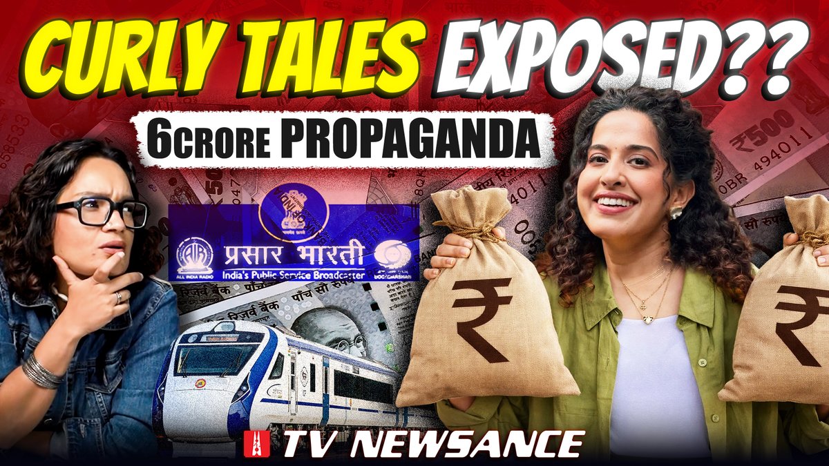 Congratulations! You have paid Rs 6 crore for influencer content in the guise of information. Watch TV Newsance as we unravel this curly tale: