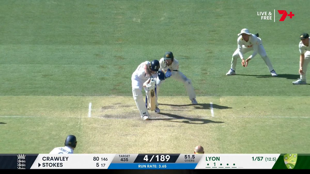 BOWLED with an absolute peach 🤯 The 🐐 knocks Stokes over! #Ashes