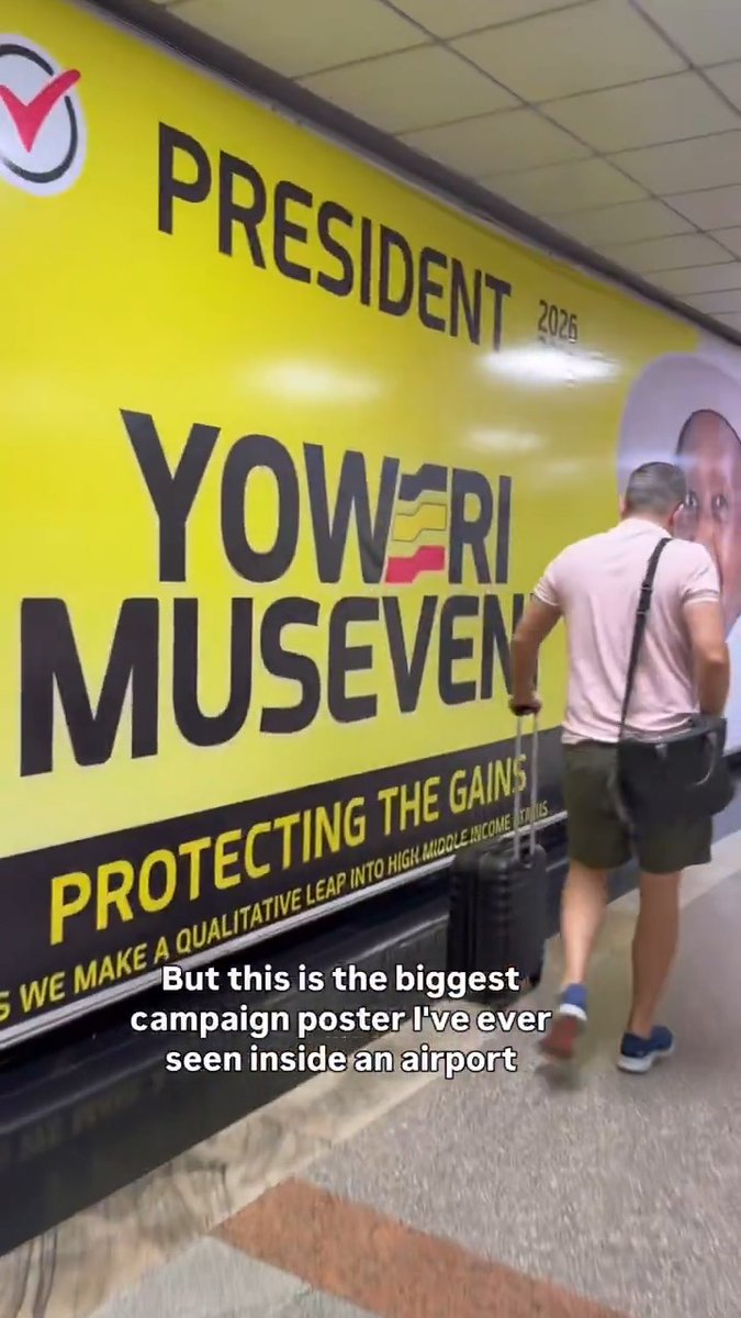 President Museveni is “protecting the gains” after 40 years in power. His campaign posters are all over Uganda’s main airport but not Bobi Wine or other candidates