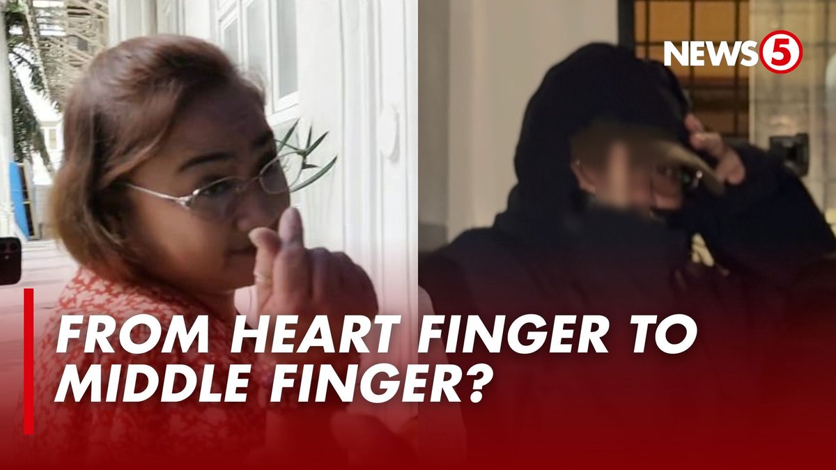 NAG-MIDDLE FINGER SA MEDIA? Sapul sa video ang pagmi-middle finger umano ng kontratistang si Sarah Discaya sa harap ng media habang sakay ng transport vehicle ngayong Sabado, Dec. 20, 2025. Sa ngayon, nakarating na sa dormitory ng Lapu-Lapu City jail si Discaya. Inilipad ng mga awtoridad si Discaya sa Cebu para harapin ang kasong graft at malversation kaugnay sa ghost flood control project sa Davao Occidental
