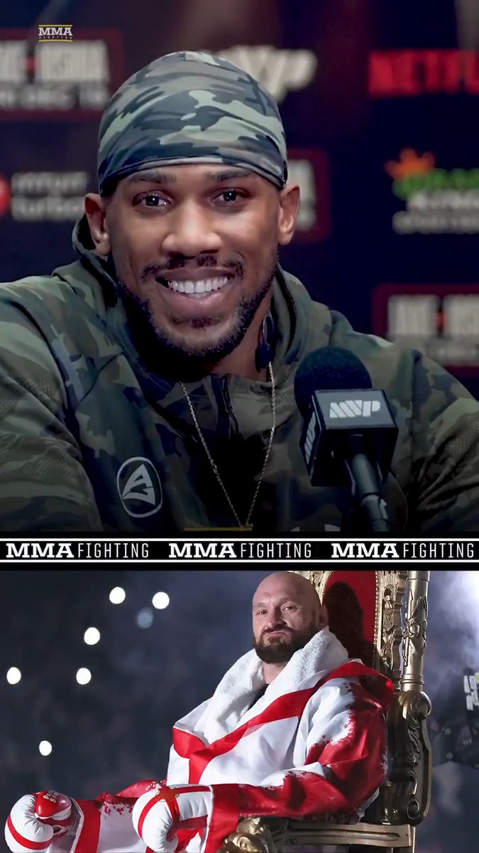 Anthony Joshua would absolutely jump straight into a fight with Tyson Fury next: "I'll give the dosser 8 weeks. He has 24 hours to sign the contract." 😂