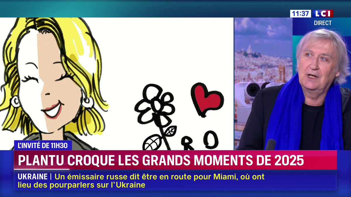 Le dessinateur PLANTU Officiel a dressé le portrait de Anne-Chloé BOTTET