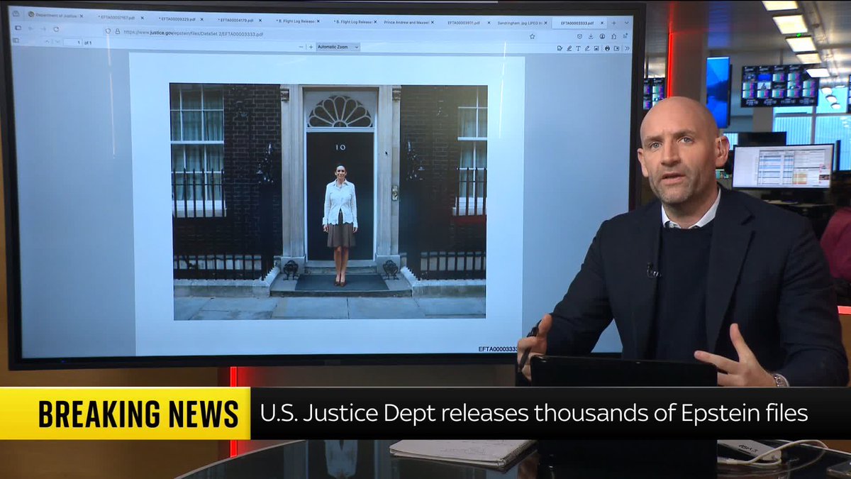 The US Justice Department has released thousands of Epstein files - including records of flight logs and photographs taken in the US and the UK. The Sky News team is going through the documents one by one - Tom Cheshire reports. 📺 Sky 501 and YouTube