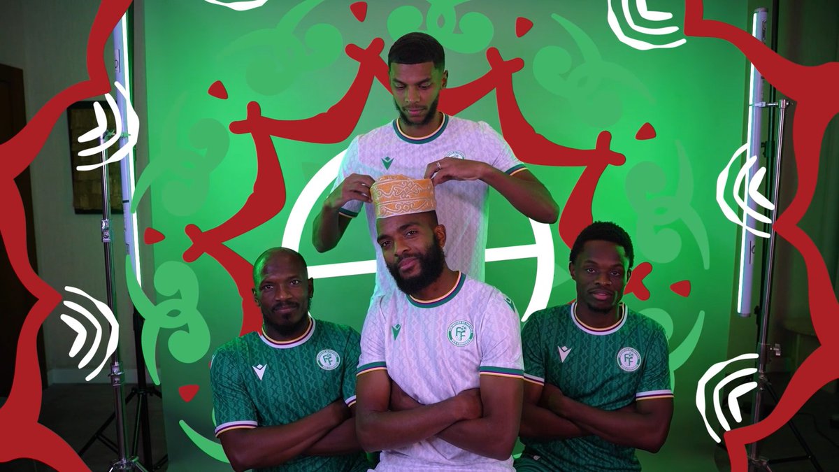 Everybody, meet The Coelacanths. 📸 Comoros ready to take Africa by storm in #TotalEnergiesAFCON2025 🇰🇲