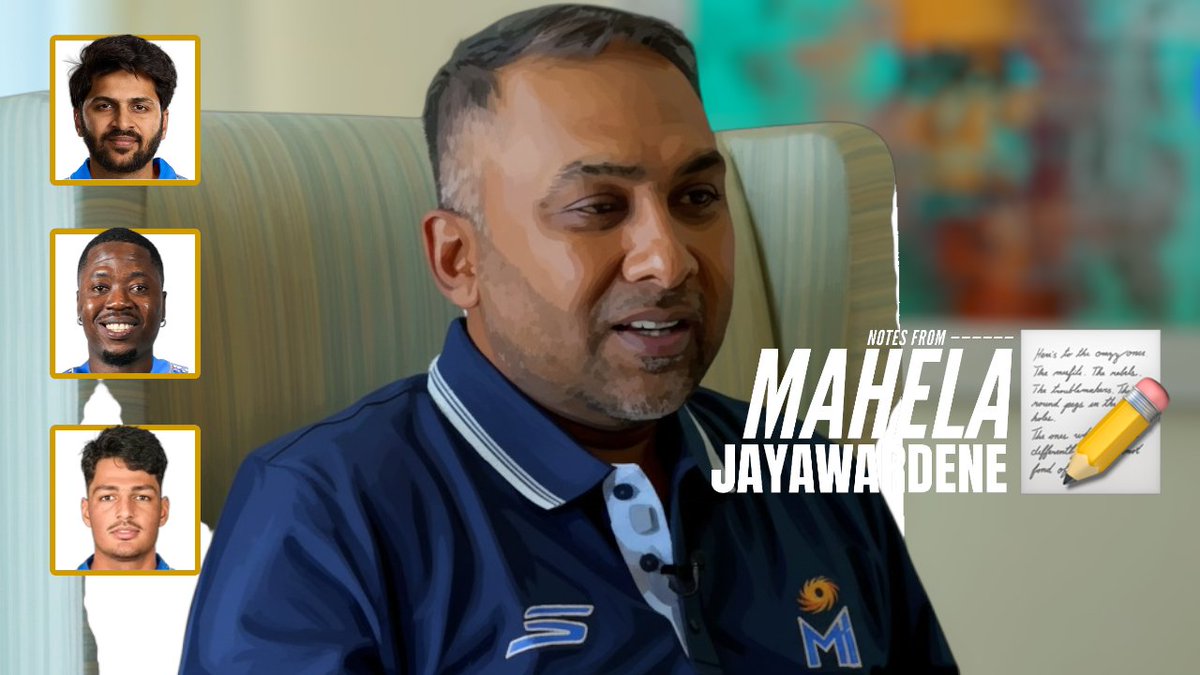 MI Head Coach Talks about the trades &amp; how squad is shaping for the new season. - Mumbai will be eying their 6th Title in 2026. 🔵🏆