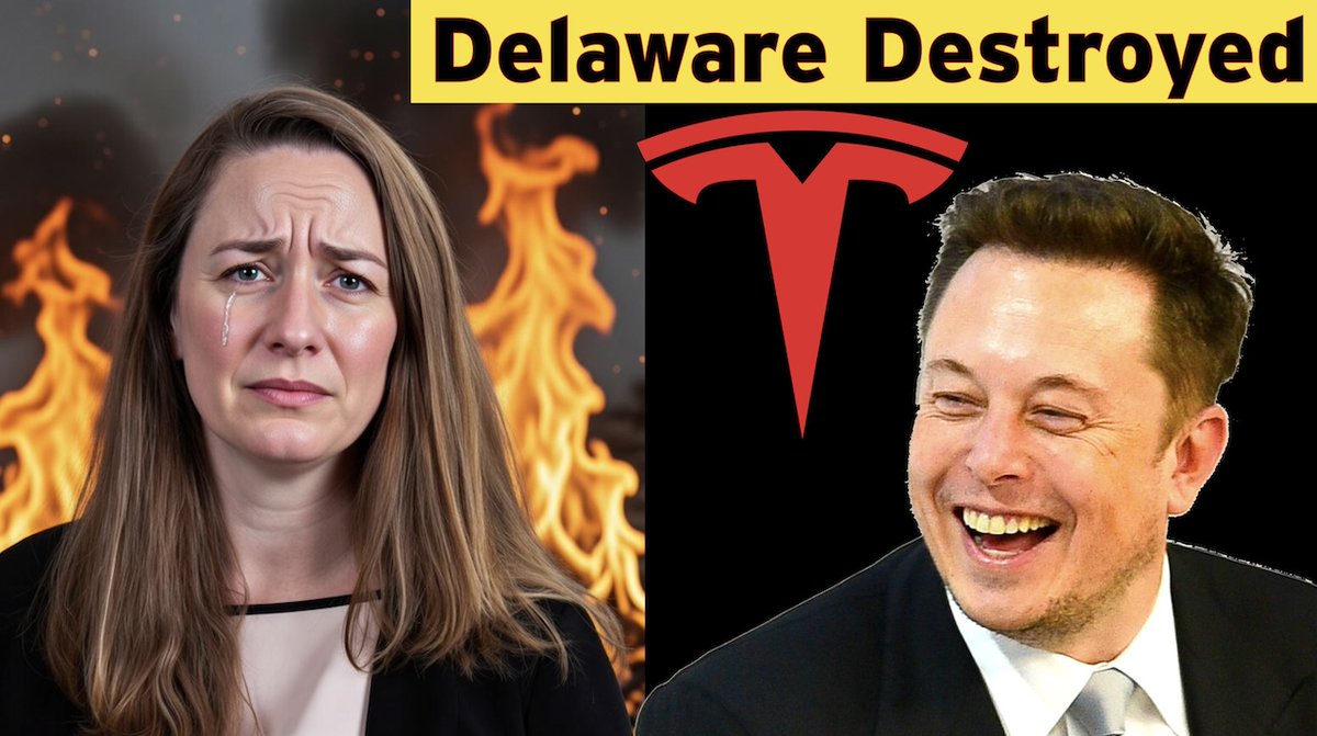 1. Tesla wins in Delaware Supreme Court Retired lawyer explains 2. Elon and shareholders also win 3. Delaware and Delaware corporations lose